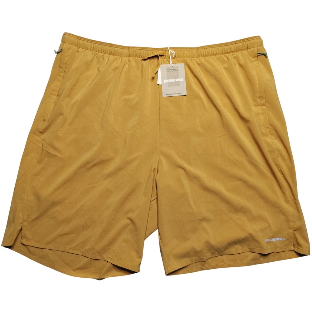 Patagonia Multi Trails Shorts Mens XXL Golden Caramel NEW 8 Inch Inseam 57602